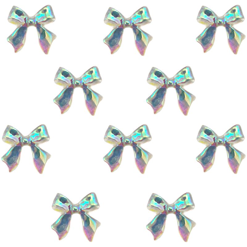 Декор для ногтей Bows, Aurora, 10 x 10 мм, 10 шт в уп