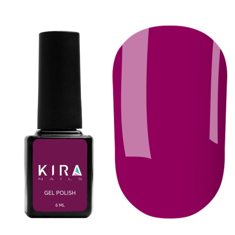 Kira Nails gel varnish No. 062 (rich purple, enamel), 6 ml