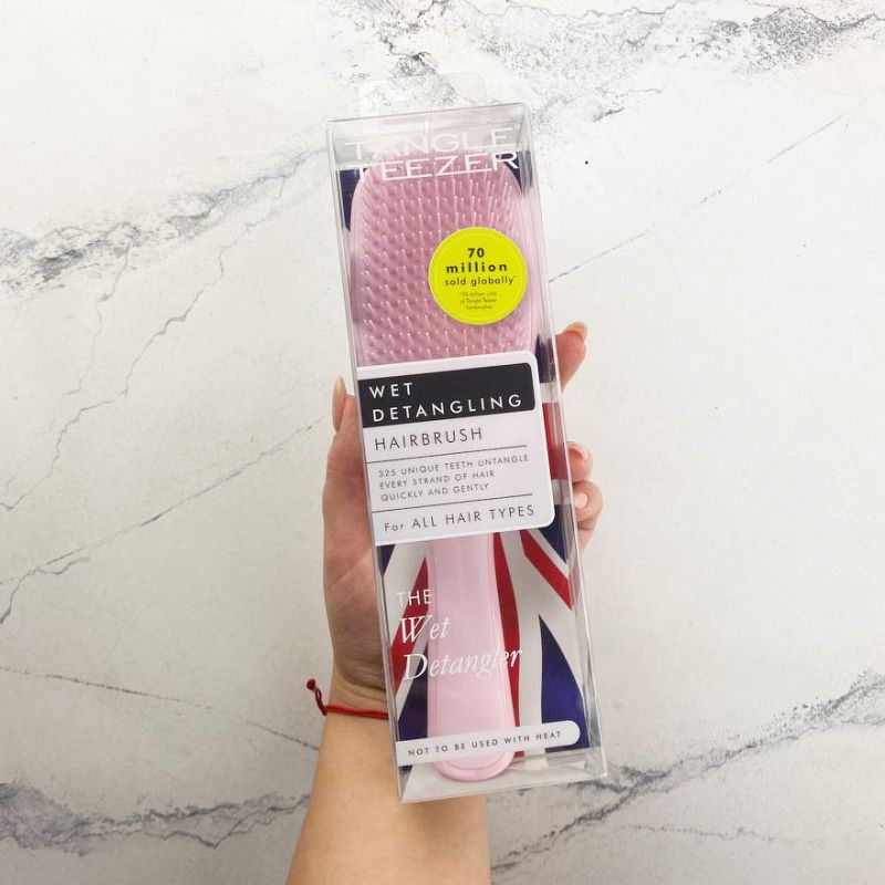 Tangle Teezer Hair Brush The Wet Detangler Millennial Pink