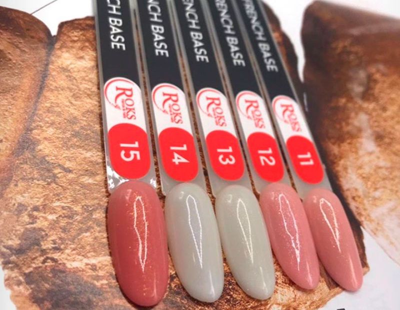 Roks База для ногтей Base Rubber French №012, 12 мл