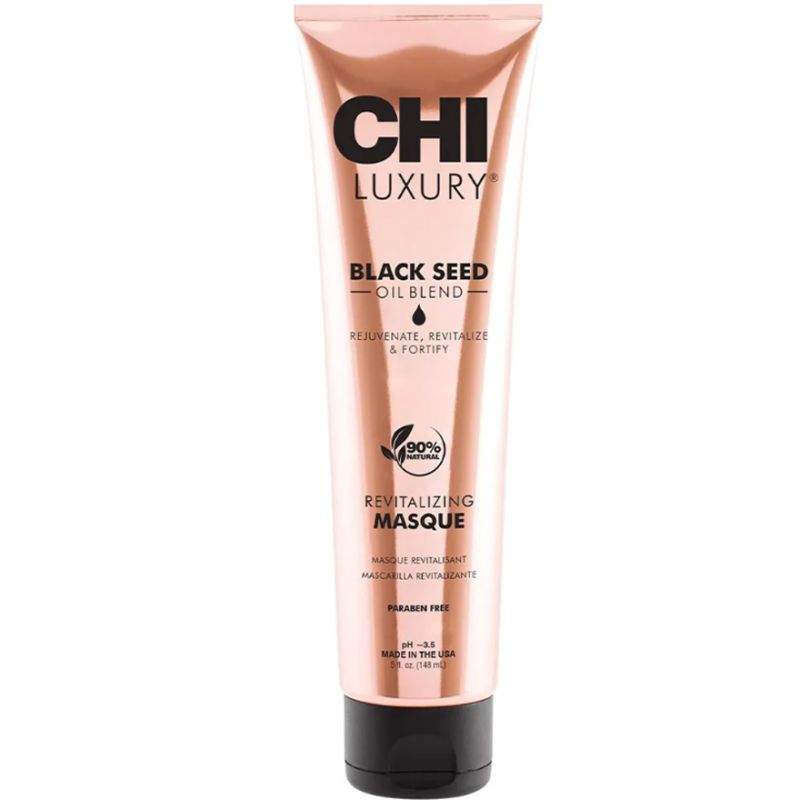 CHI Luxury Black Seed Revitalizing Masque Увлажняющая маска с маслом черного тмина, 148 мл