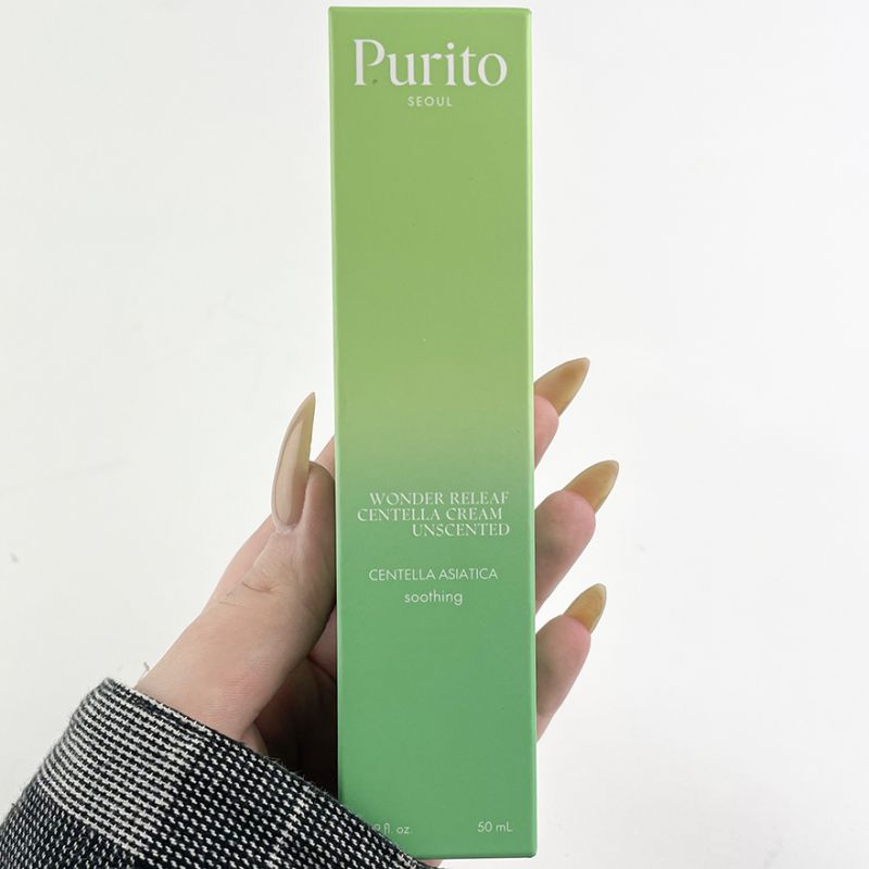 Purito Centella Cream for sensitive skin Seoul Wonder Releaf Centella Cream Unscented, 50 ml