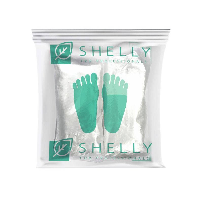 Shelly Pedicure Socks Set with Emulsion, 10 Pairs