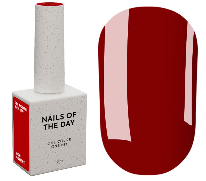 Nails Of The Day Гель-лак для нігтів Rich 139, 10 мл