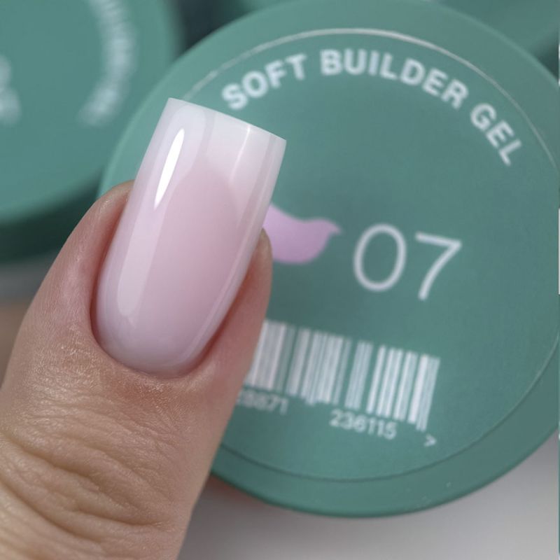 Siller гель для нігтів Soft Builder Gel № 07, 15 мл