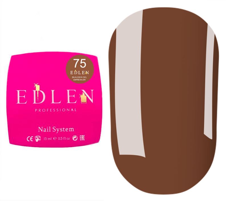 Edlen Гель для ногтей Builder gel Lviv 75, 15 мл