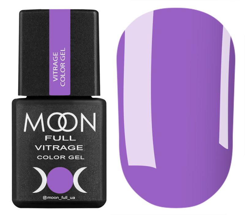 MOON FULL Vitrage Collor Gel nail polish #02, 8 ml