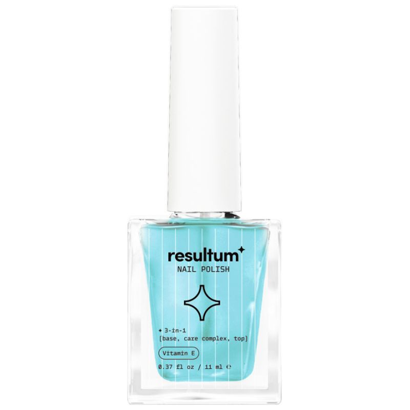 Resultum Прозорий зміцнювач Resultum Nail Polish Vitamin E 3-in-1: base, care complex, top, 11 мл