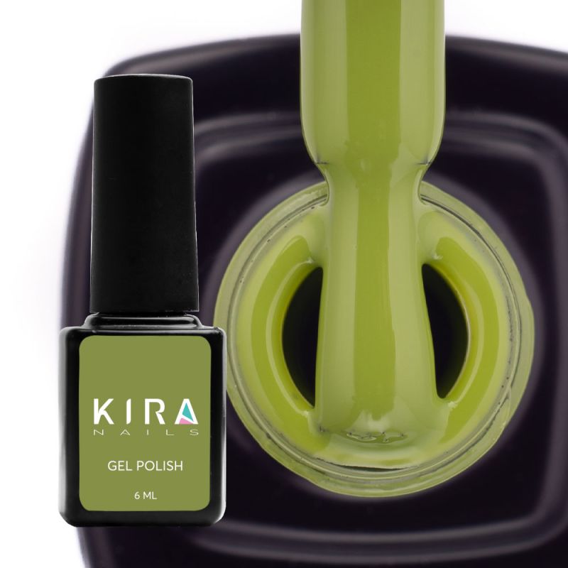 Kira Nails gel varnish No. 127 (khaki, enamel), 6 ml