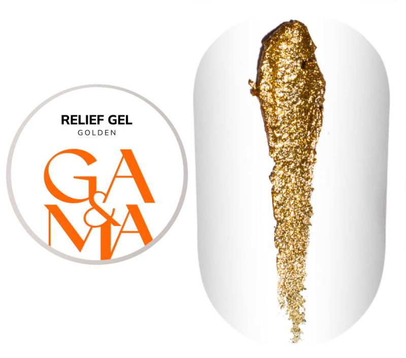 GA&MA Гель-рельеф Relief Gel Golden, 5 г