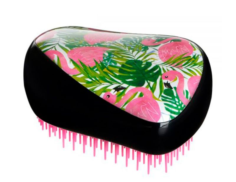Расческа Tangle Teezer Compact Flamingo Skinny Dip Green