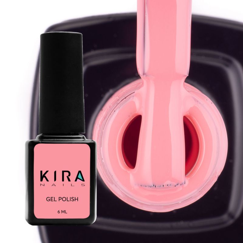 Kira Nails gel varnish No. 057 (salmon pink, enamel), 6 ml