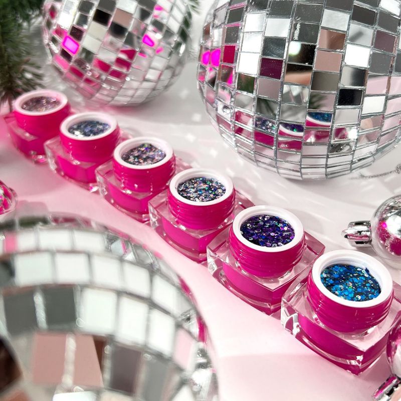 Edlen Gel nail polish Disco Glitter No. 05, 5 ml