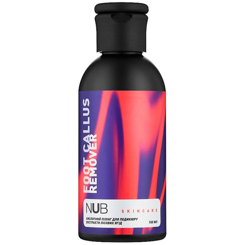 Кислотный пилинг для педикюра NUB Foot Care Callus Remover Wild Berries, 150 мл