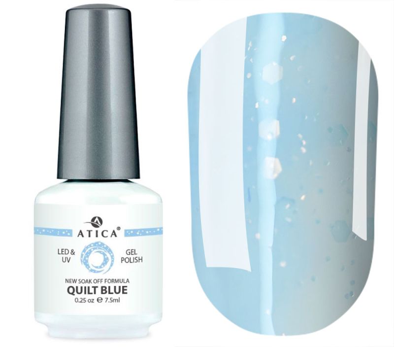 Gel polish Atica GPM275 Quilt Blue 7.5 ml
