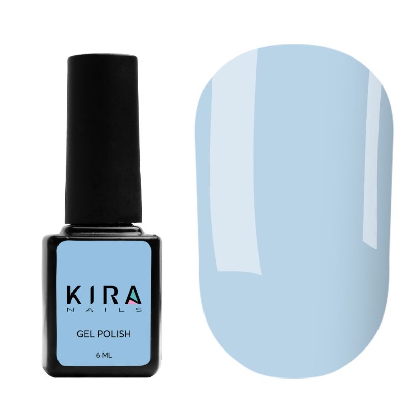 Kira Nails gel-varnish No. 130 (light blue, enamel), 6 ml [CLONE]