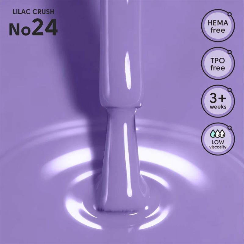 Shelly Гель-лак Lilac Crush 24, 12 мл