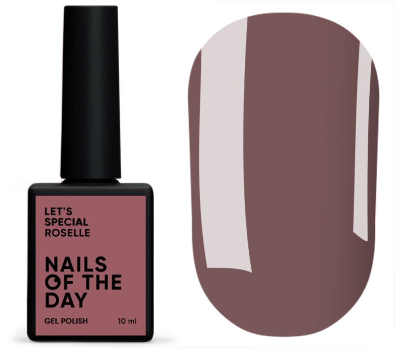 Nails Of The Day Gel polish Let's special Roselle, 10 ml