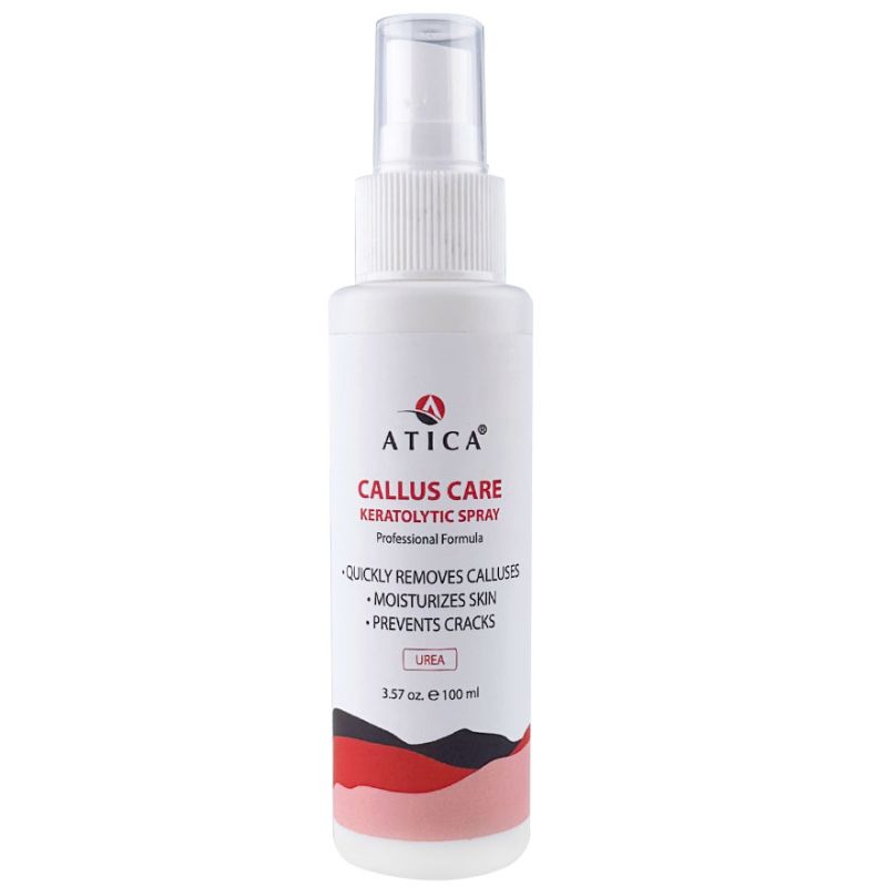 Atica Keratolytic for removing dead skin Callus Care Spray (Urea), 100 ml