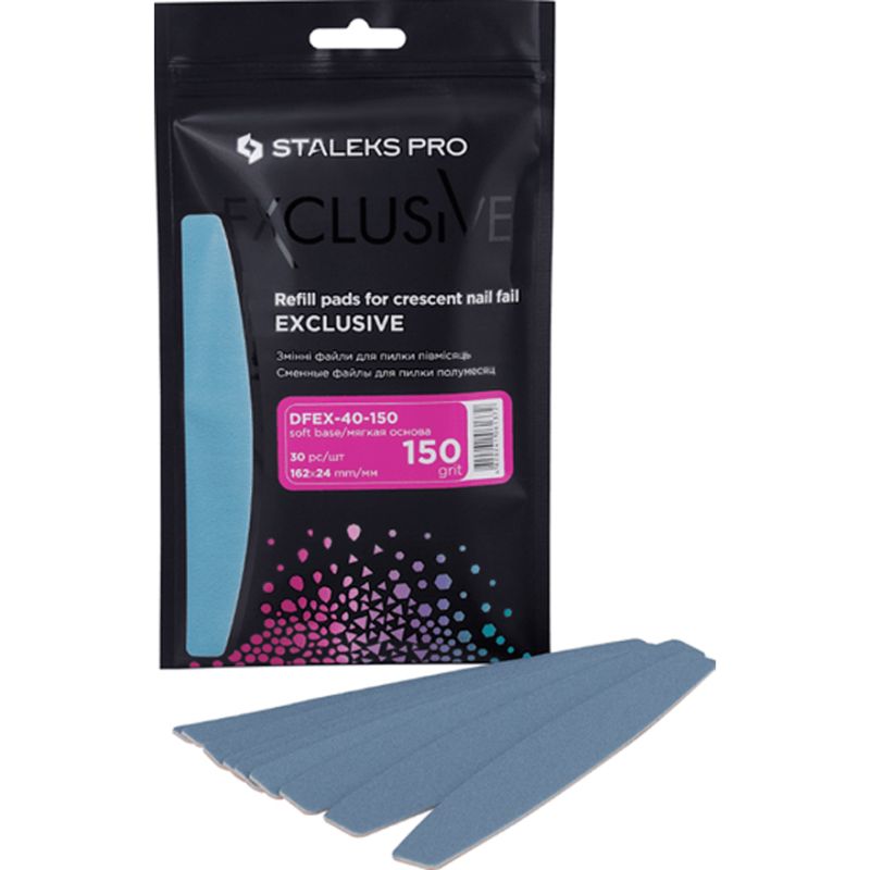EXCLUSIVE 40 - 30 pcs - 150 - Blue - Replaceable abrasives