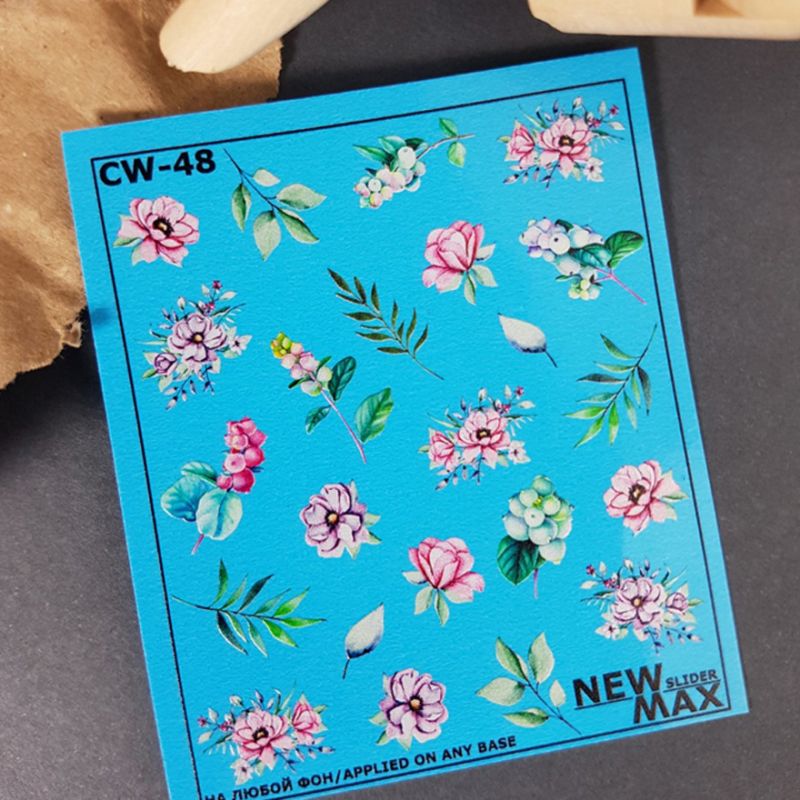 NewMax Slider-design CW-48 (flowers, leaves)