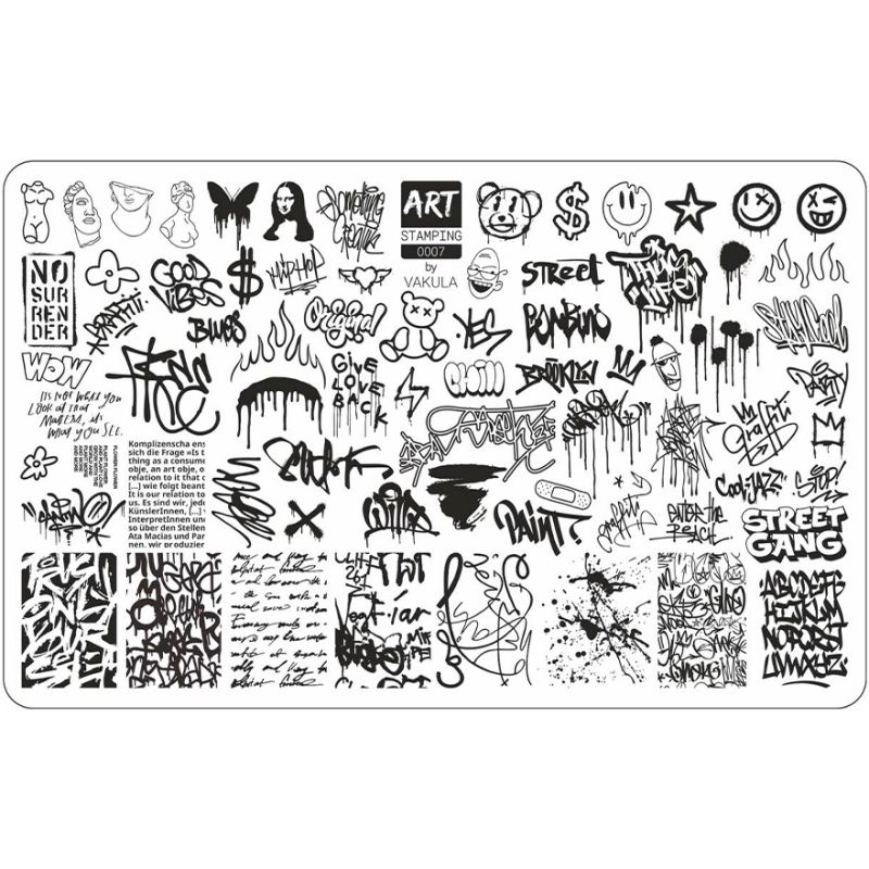 ArtStamping&Vakula Пластина для стемпинга 007