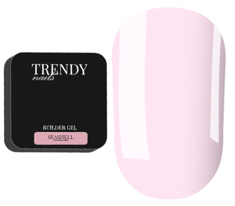 Trendy Nails Гель для ногтей Builder Gel in a bottle Seashell HEMA/TPO free, 30 мл