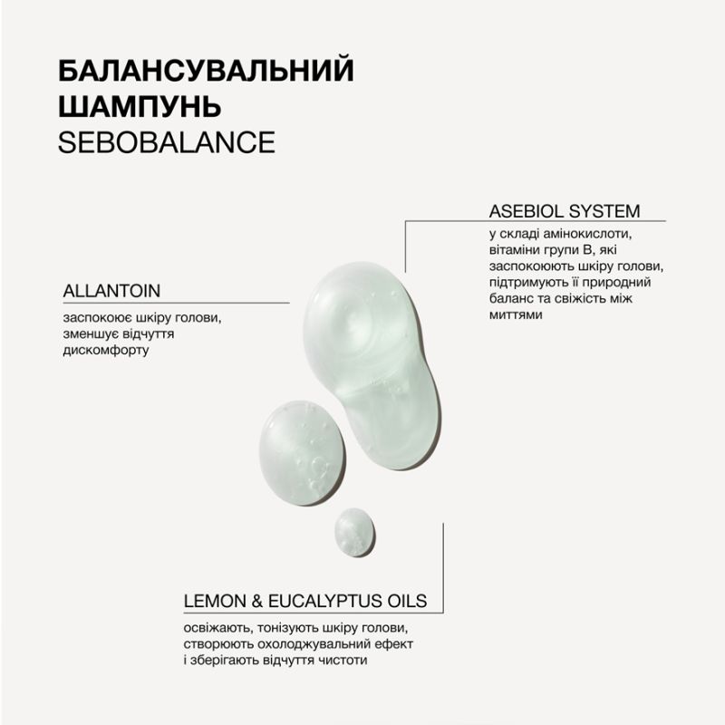 Triology Балансувальний шампунь для волосся і шкіри голови схильних до жирності Sebobalance, 500 мл