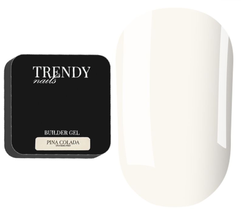 Trendy Nails Гель для ногтей Builder Gel in a bottle Pina Colada HEMA/TPO free, 30 мл