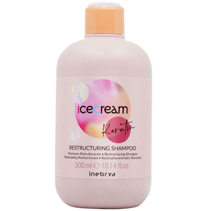 Inebrya Шампунь восстанавливающий с кератином Keratin Restructuring Shampoo, 300 мл