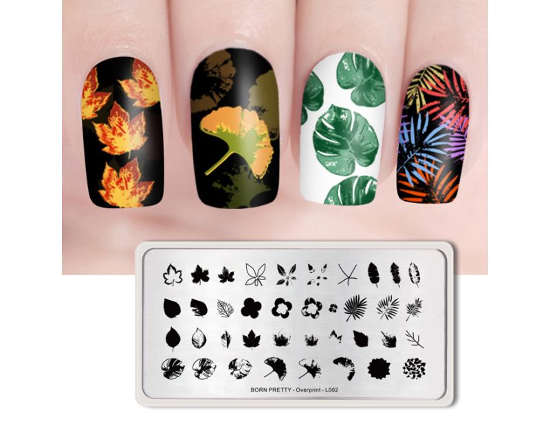 Born Pretty Пластина для стемпінгу Overprint L002