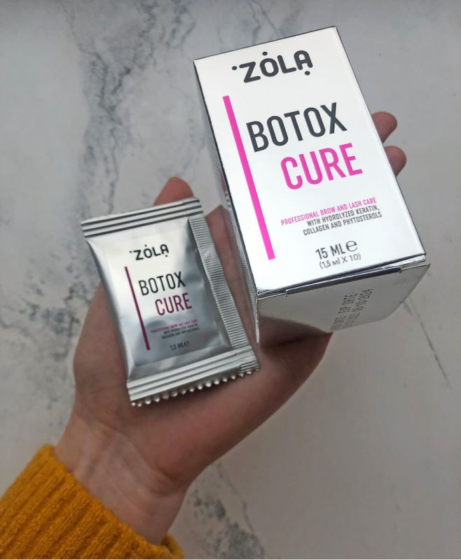 ZOLA Botox Cure Botox for eyebrows and eyelashes 1.5 ml, 10 pcs.