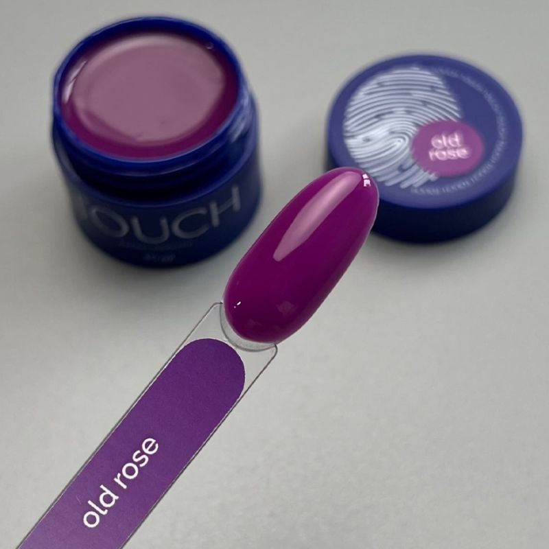Touch База кольорова Cover Base old rose (без пензлика), 15 мл