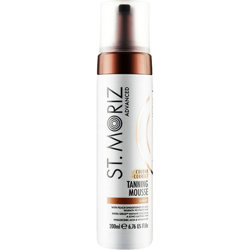 St Moriz Advanced Colour Correcting Mousse Автобронзат-мусс для светлой кожи - Light, 200 мл