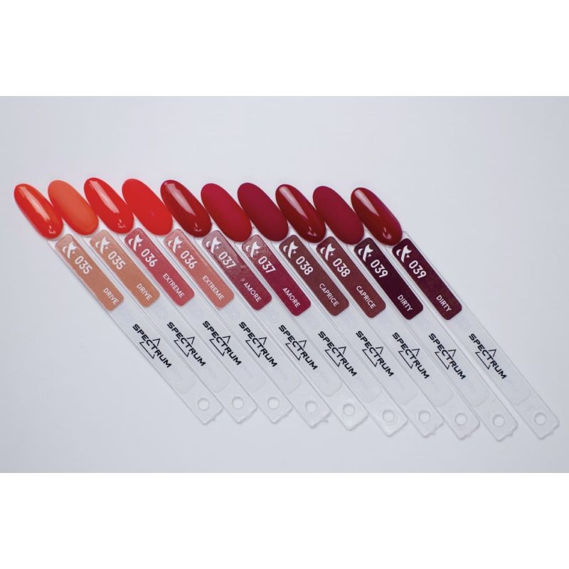 FOX SHOT Spectrum gel varnish No. 038 (red-raspberry, enamel), 5 ml