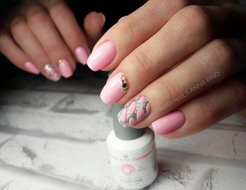Гель-лак Atica GPM007 Honey Pink (цукерково-рожевий, емаль), 7.5 мл