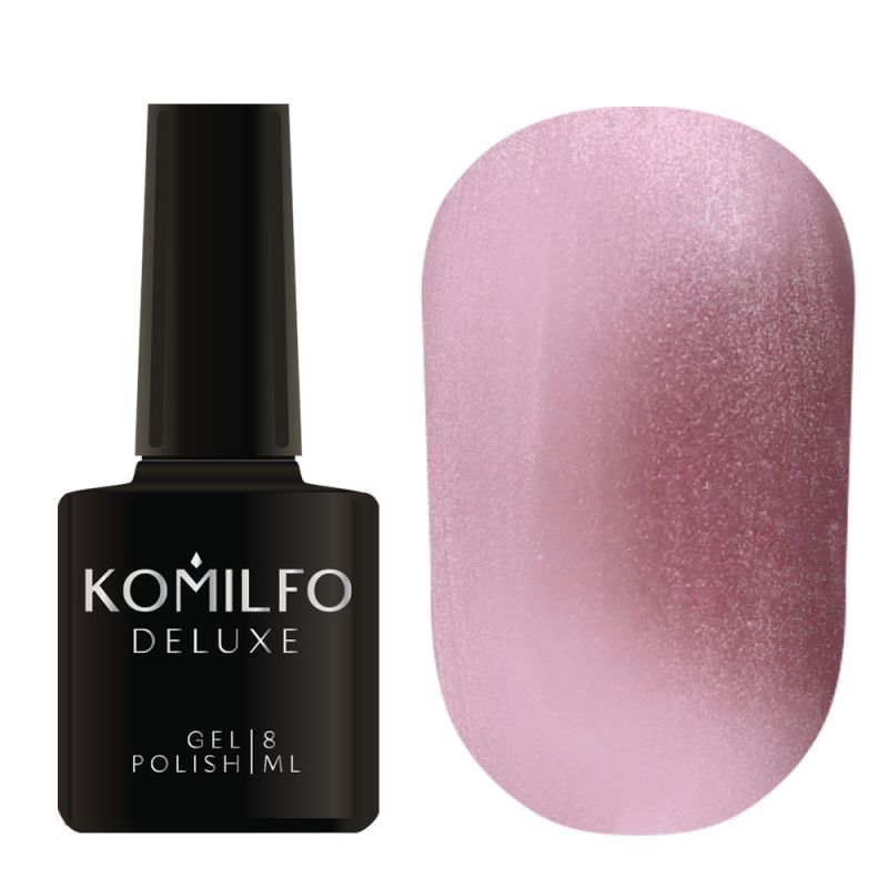 Gel varnish Komilfo DeLuxe Termo C003 (light brown, when heated - bright light green), 8 ml