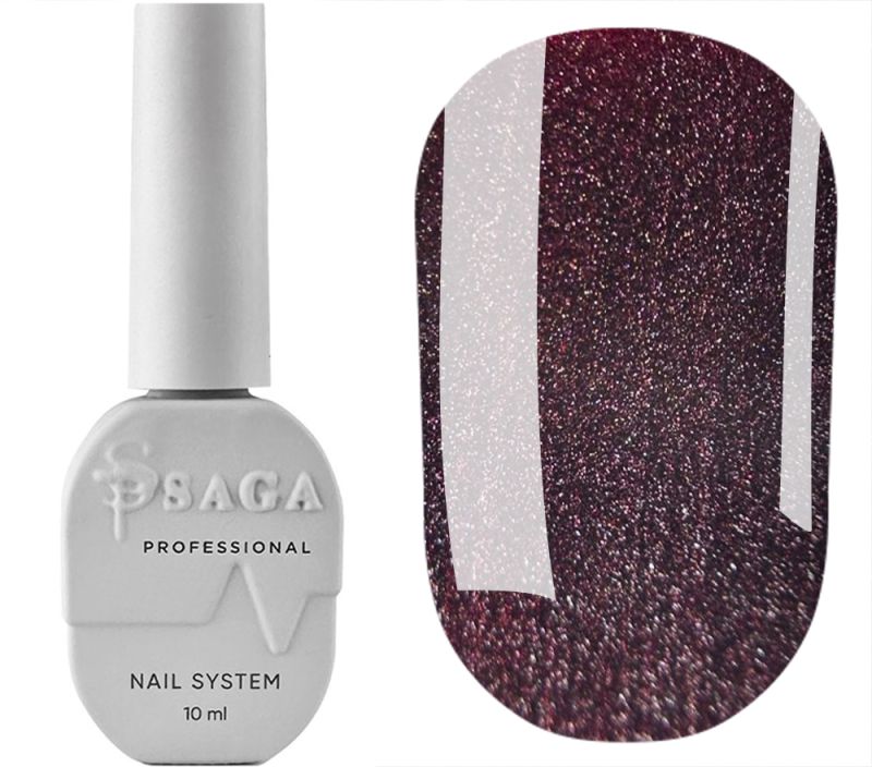 SAGA professional Гель-лак Love Red 04, 10 мл