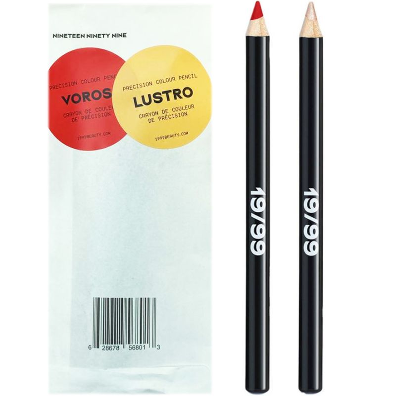 19/99 Colour Pencil Voros and Lustro - набор карандашей для макияжа, 2*1,1 г