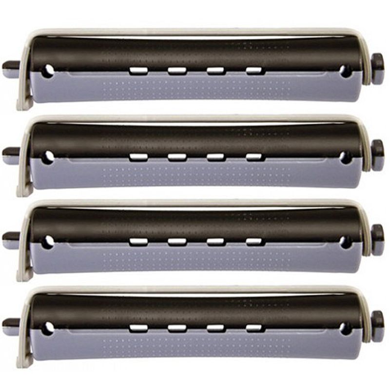 Comair Cold curlers, long, 2-color, with rubber band (pack of 12 pcs.), d 11mm