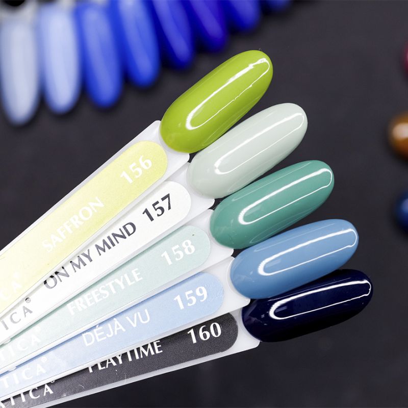 Gel varnish Atica On My Mind GPM157 (pale khaki, enamel), 7.5 ml