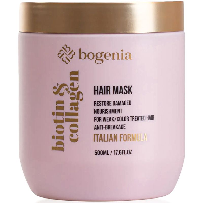 BOGENIA Маска для волосся Biotin & Collagen Mask, 500 мл