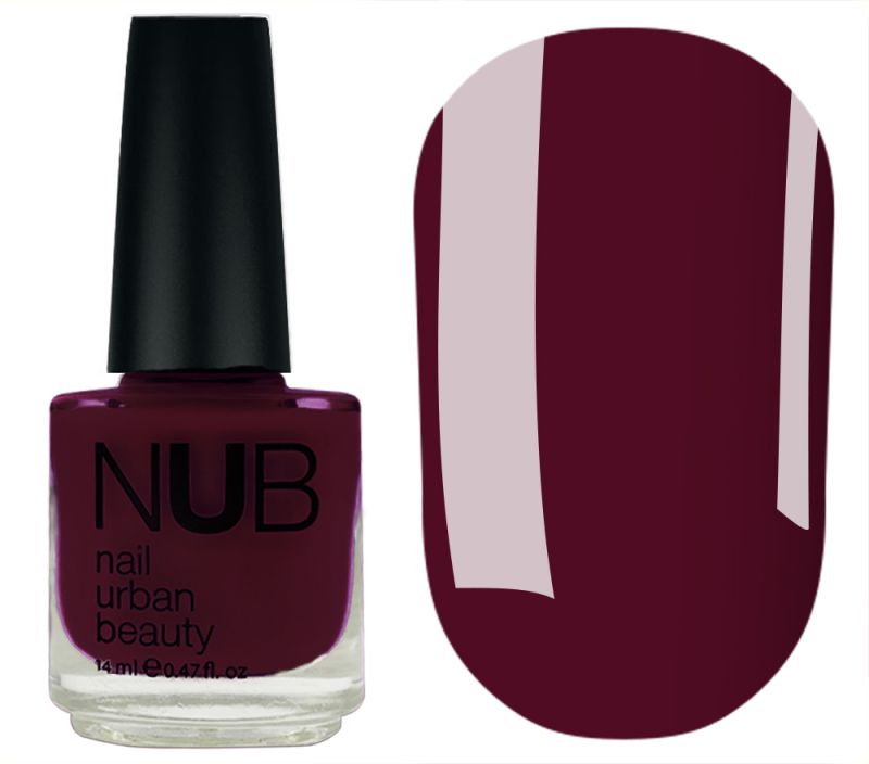 Nail polish NUB 106 (dark pink, enamel), 14 ml