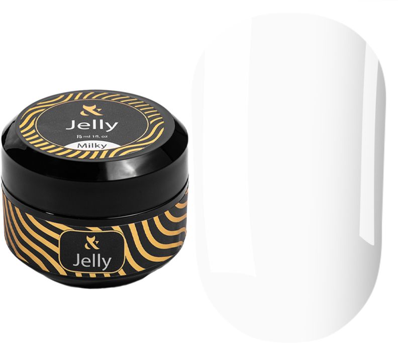 F.O.X Строительный гель желе Jelly Milky, 15 мл