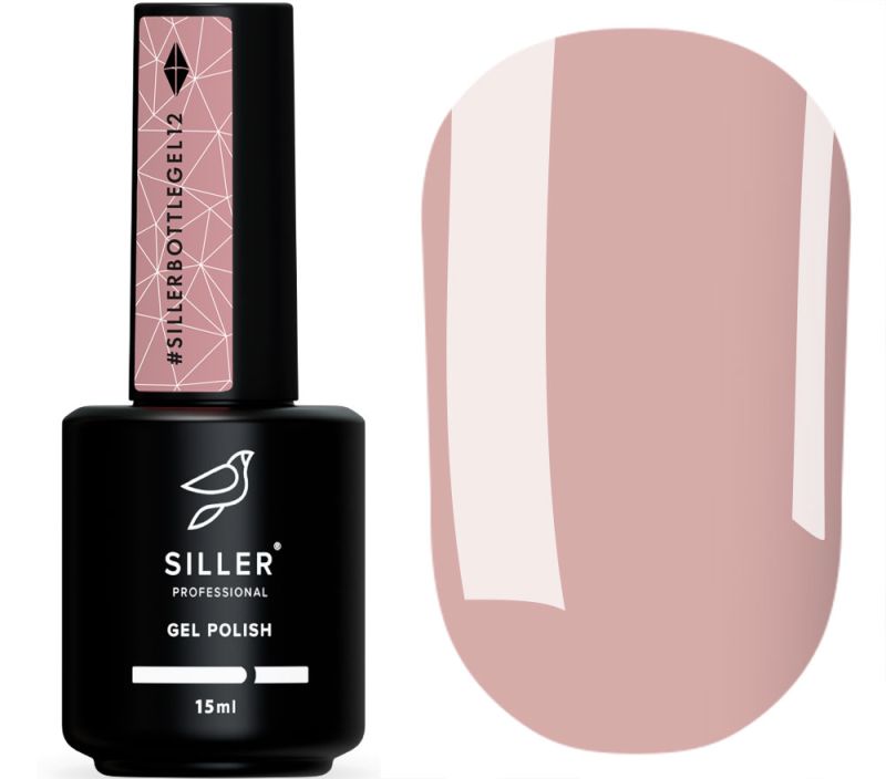 Siller Гель для ногтей Bottle Gel №12 (нюдовый), 15 мл