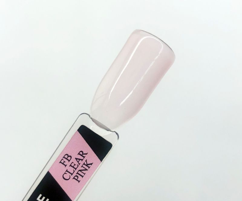 Couture Color Fiber Base Clear Pink - Nylon fiber gel polish base, pink, 9 ml