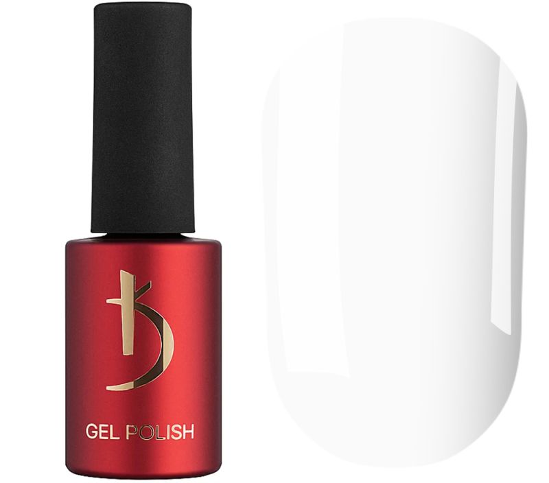Gel polish Kodi Professional No. BW 001 (white, enamel), 7 ml