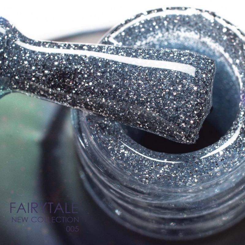 Гель-лак Komilfo Fairytale Cat Eye 005 (нежно-голубой, магнитный, светоотражающий), 8 мл