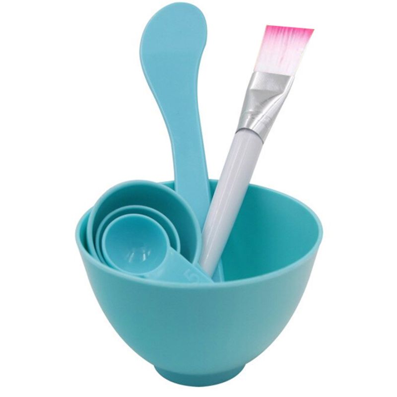 Set for cosmetic masks 4 in 1 (small), blue