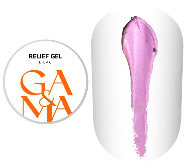 GA&MA Гель-рельеф Relief Gel Lilac, 5 г